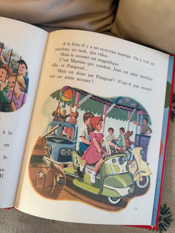 Livre ancien vintage Martine à la foire Gilbert Delahaye Collection Farandole Casterman - photo numéro 4