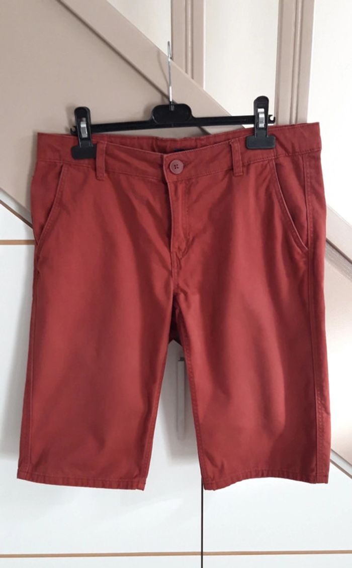 Bermuda chino brique Kiabi T. S (16 ans)
