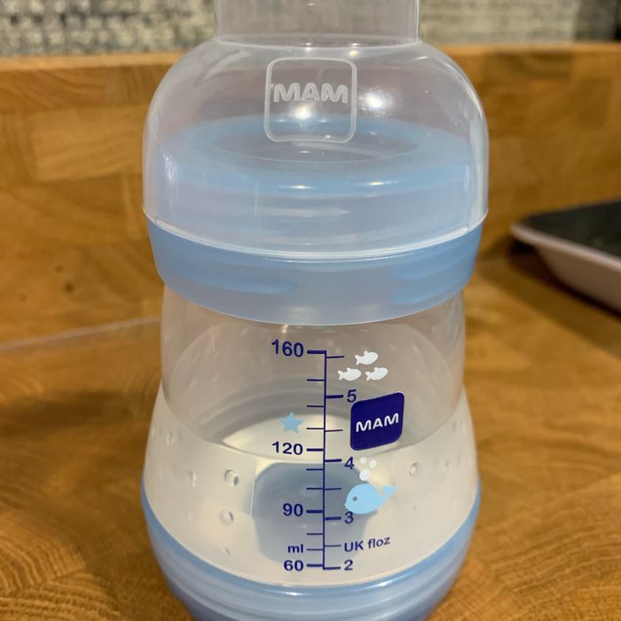 Biberon MAM 160ml Easy Start anti-colique bleu - photo numéro 3