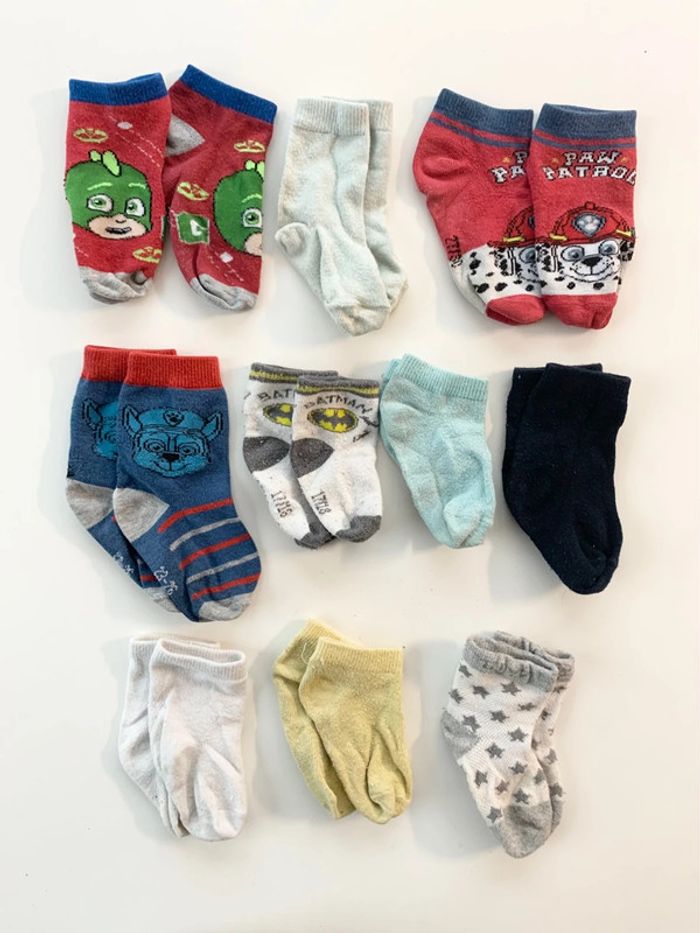 Lot de 10 paires de chaussettes pour bébé 👶🏻 enfant 🧒