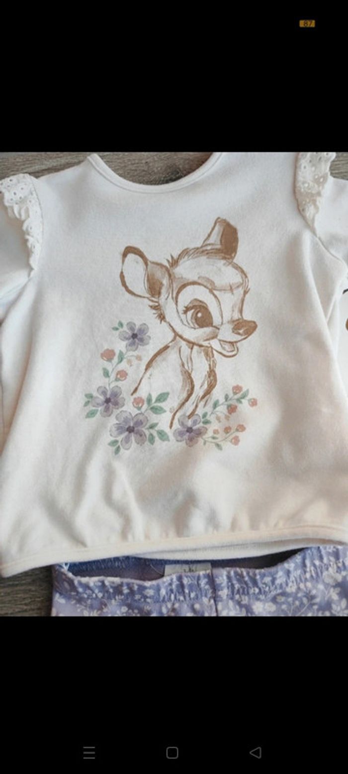 Magnifique ensemble mi saison bambie Disney avec bandeau couleur lila 🤟 - photo numéro 2