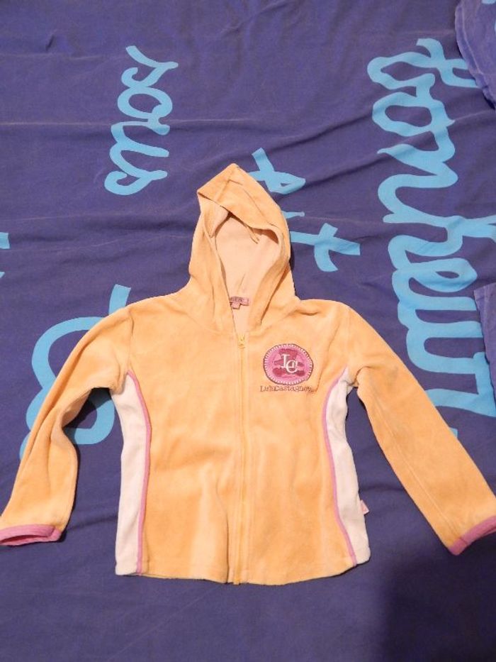 Gilet lulu castagnette fille 4 ans