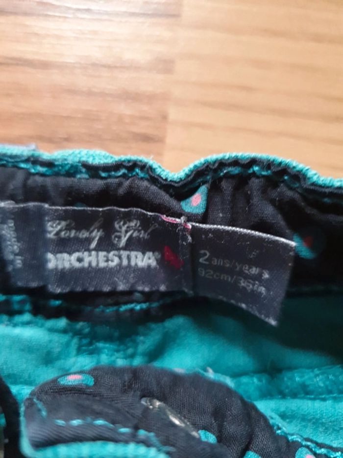 pantalon velours orchestra 2 ans papillon - photo numéro 3