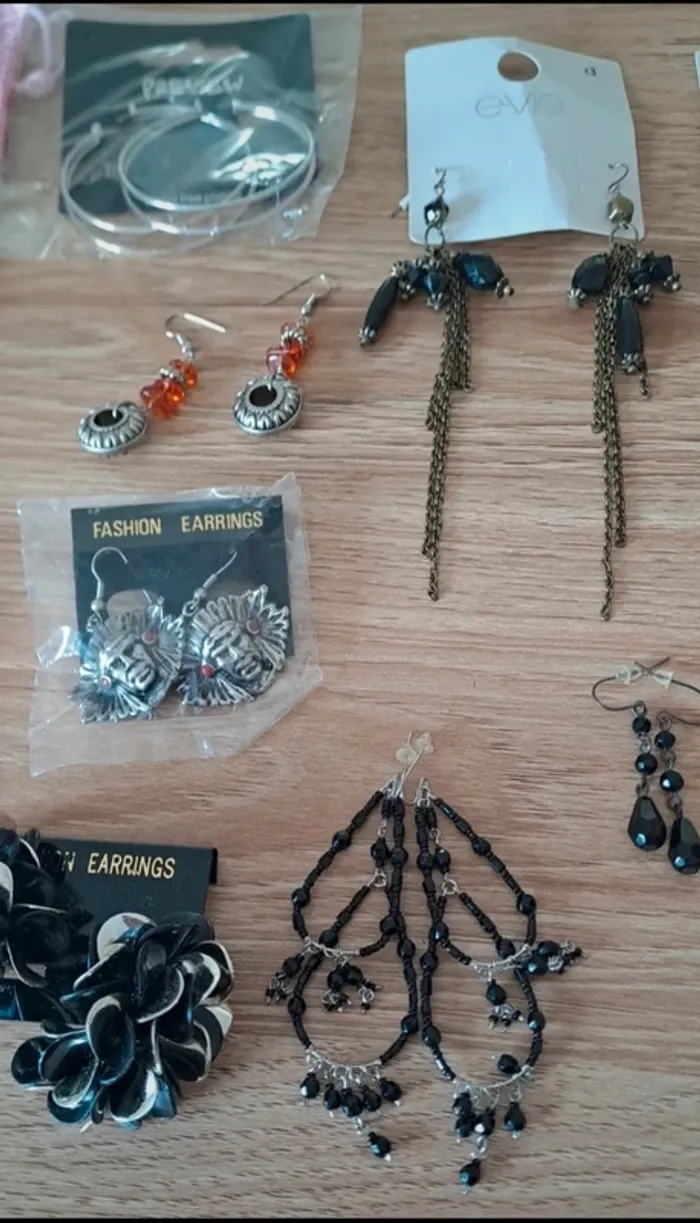 Lot boucles d'oreilles 17 pièces - photo numéro 2