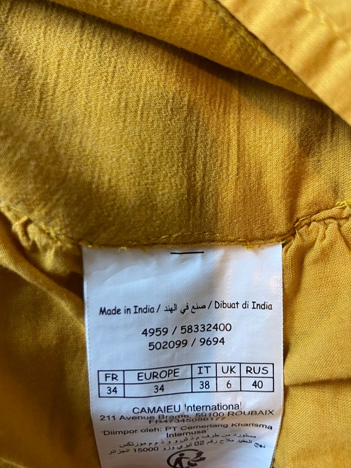 Jupe moutarde - photo numéro 2