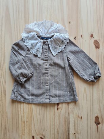 Blouse col dentelle Kiabi 18 mois