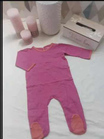 Grenouillère coton Tape à l'œil fille 9 mois