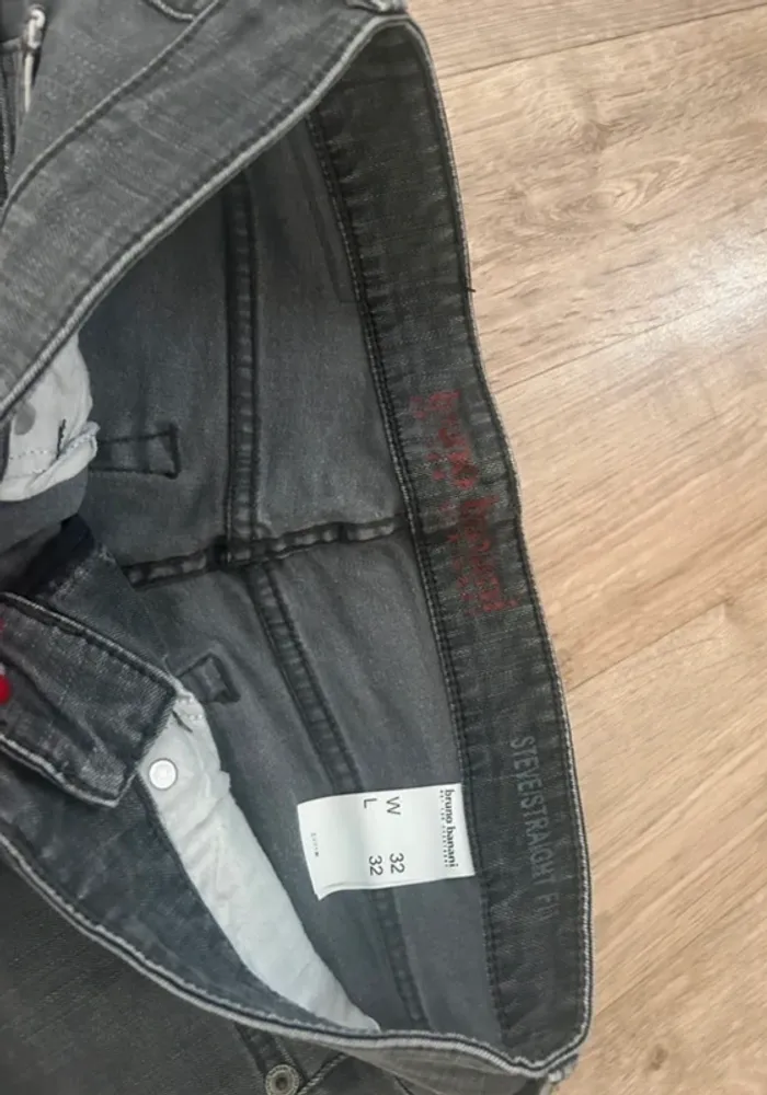 Bruno Banani, jeans pantalon homme gris taille 42/w32L/32 - photo numéro 5