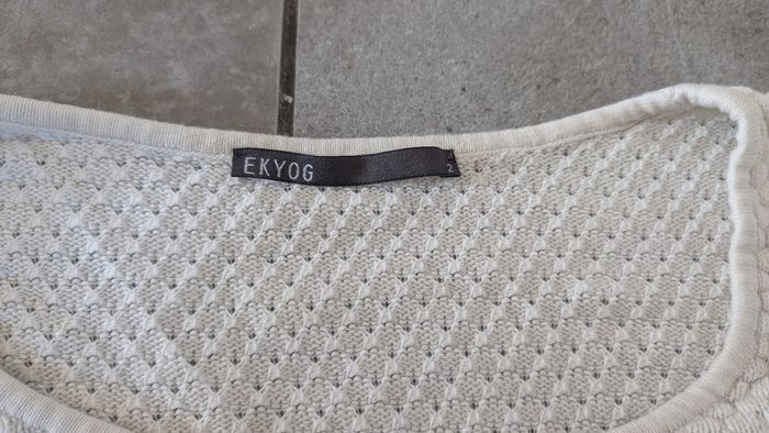 Pull marin en maille oversize Ekyog taille 2 - photo numéro 2
