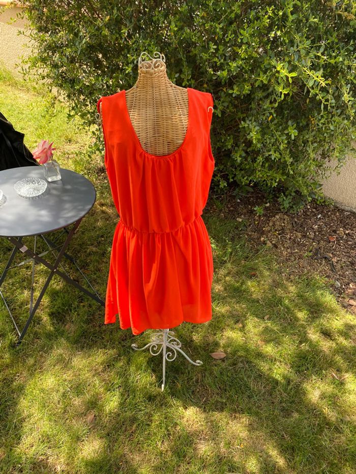 Robe chic Vera & Lucy orange taille M - photo numéro 2