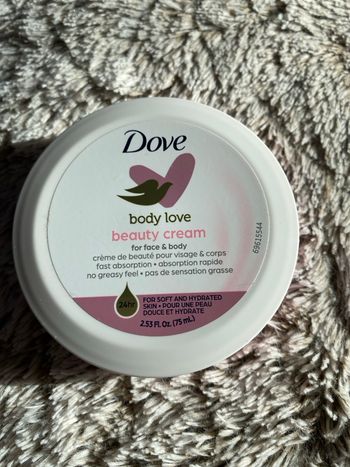 Crème corps et visage dove 