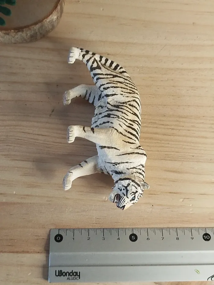 Schleich tigre blanc du Bengale Figurine félin Animal de la savane - photo numéro 5