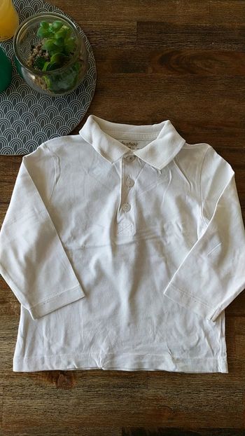 Polo manches longues / Kidkanai/24 mois