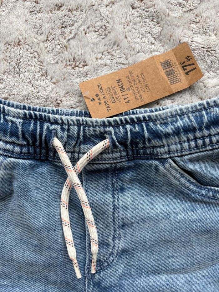 Short en jean tape à l’œil 4 ans - photo numéro 3