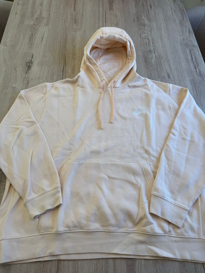 Sweat à capuche Nike rose saumon - 3XL - photo numéro 6