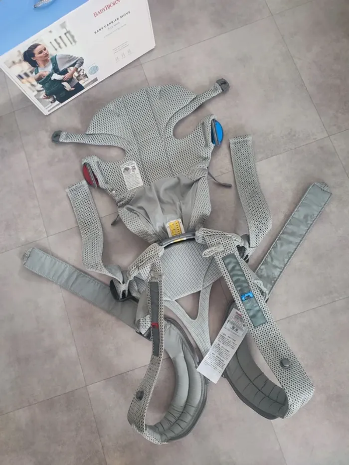 Porte bébé Move de Babybjörn gris - photo numéro 6