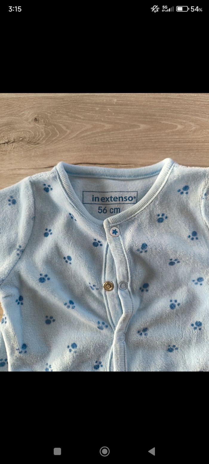 Pyjama taille 1 mois - photo numéro 3