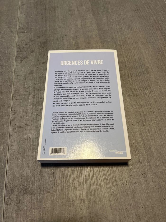 Livre Urgences de vivre - Patrick Pelloux - photo numéro 2