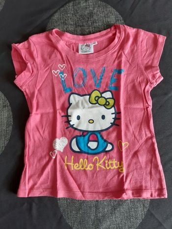 Tshirt rose Hello Kitty