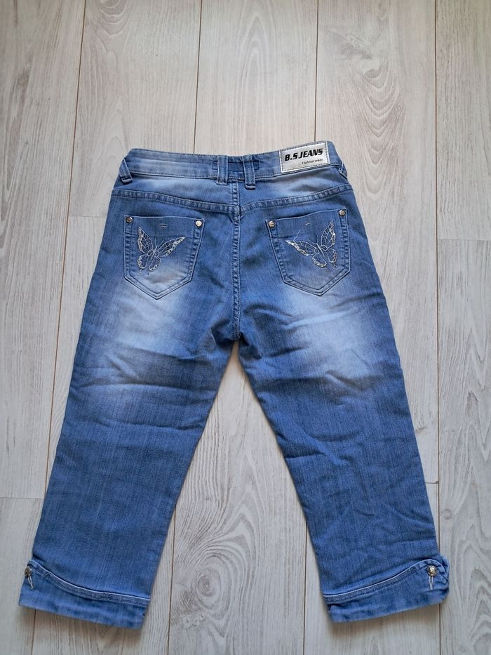 Pantacourt jeans taille 36 b.s jeans - photo numéro 2
