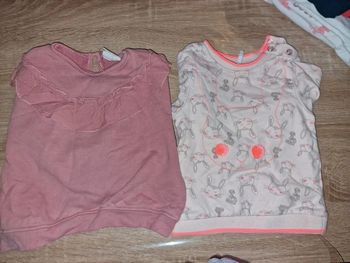 Lot 2 sweat 9 mois