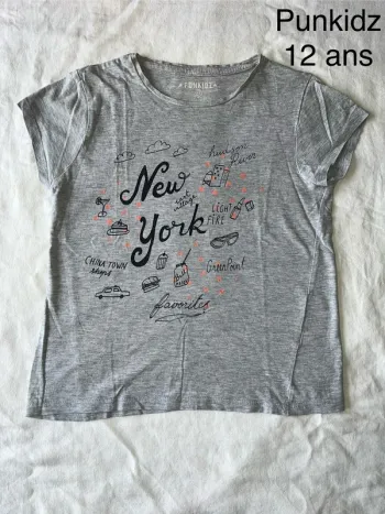 T-shirt punkidz 12 ans