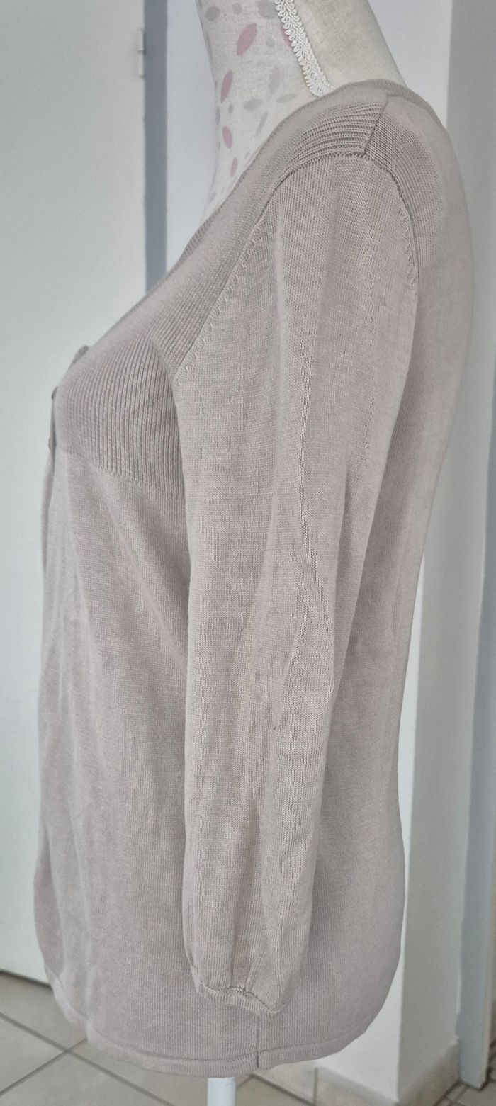 Gilet beige - photo numéro 2