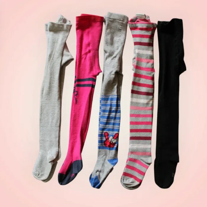 Lot de 5 collants taille 23/26