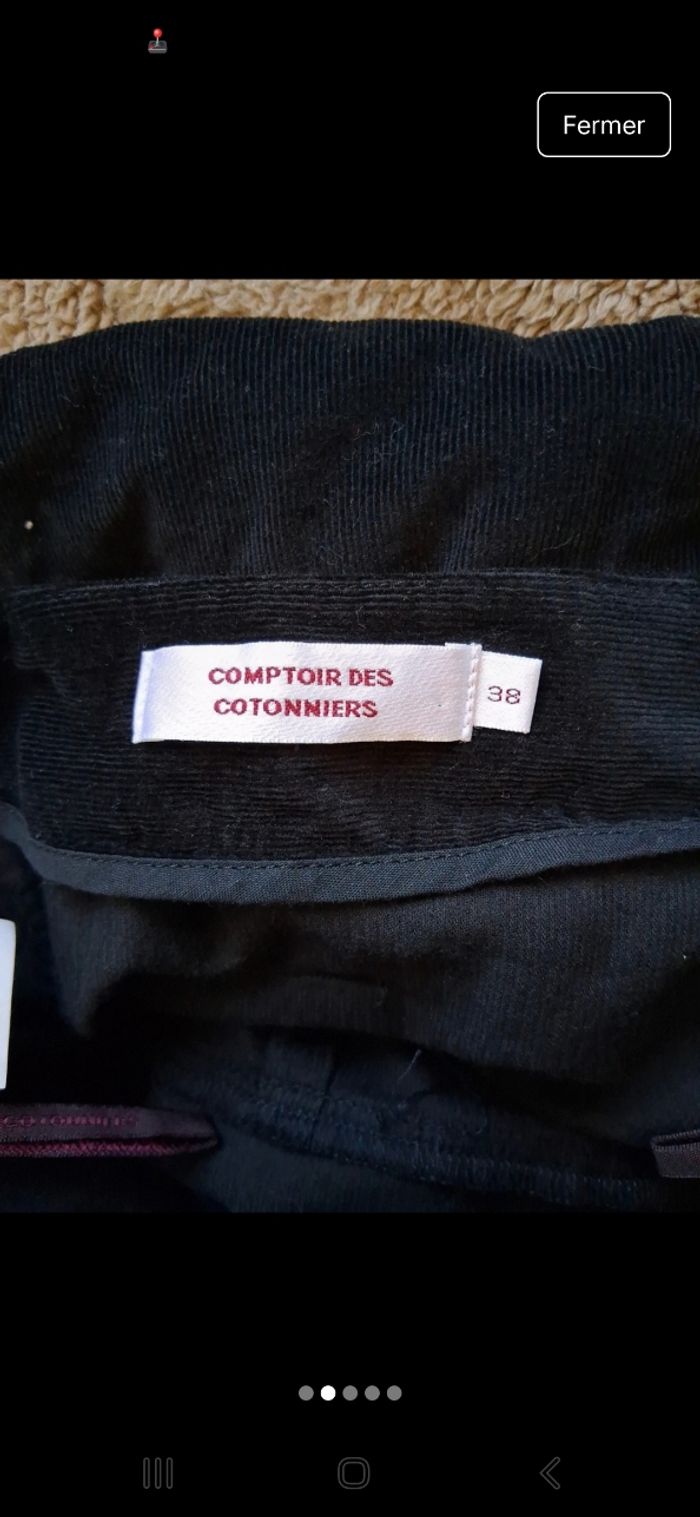 Jupe velours côtelé comptoirs des cotonniers - photo numéro 2