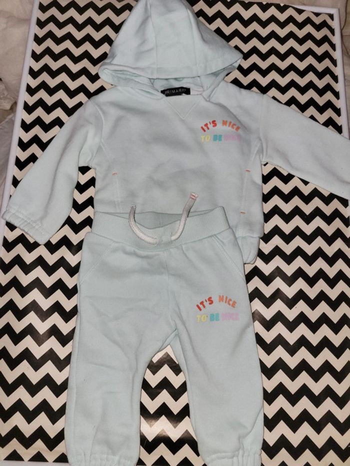 Ensemble Jogging bleu ciel - photo numéro 4