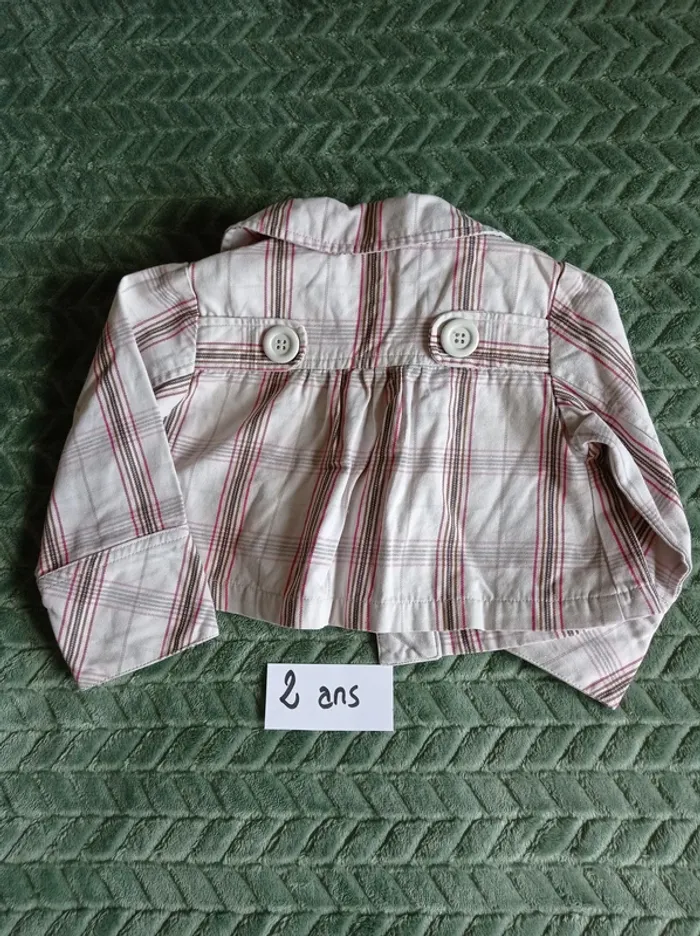 Veste à carreaux 2 ans - photo numéro 5