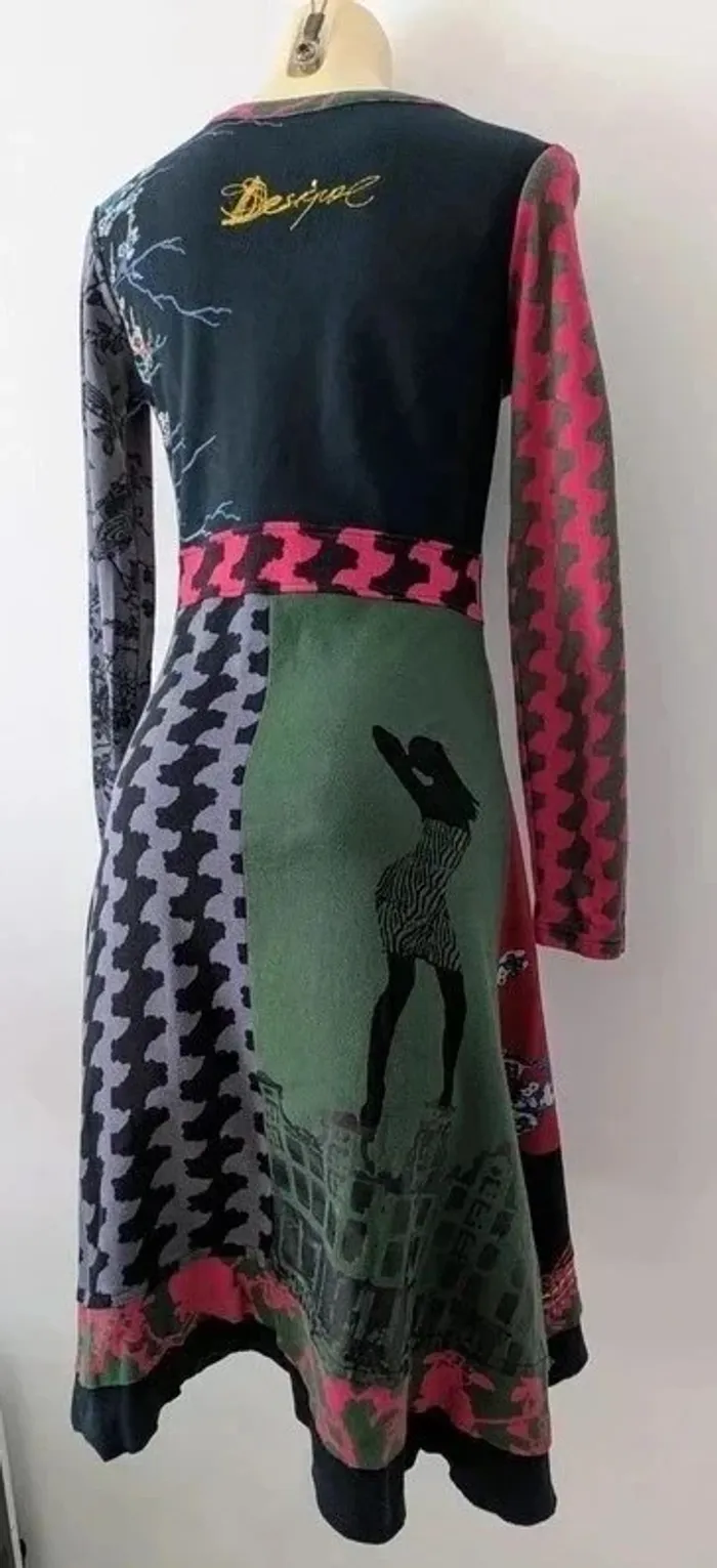 Robe manches longues - Desigual - taille M - photo numéro 4