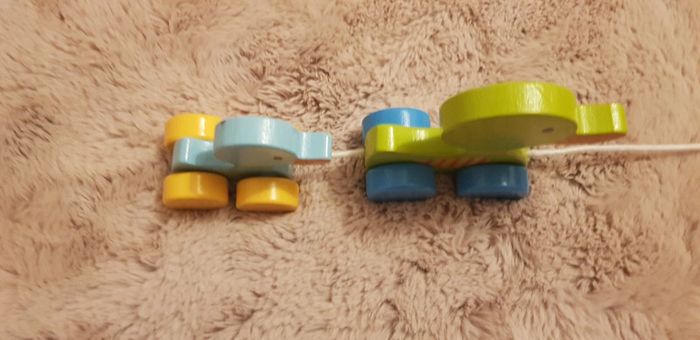 Jouet en bois à tirer - photo numéro 2