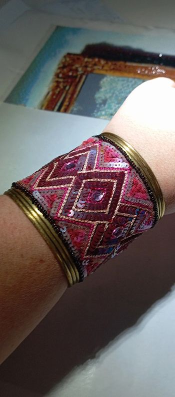 Bracelet manchette géant