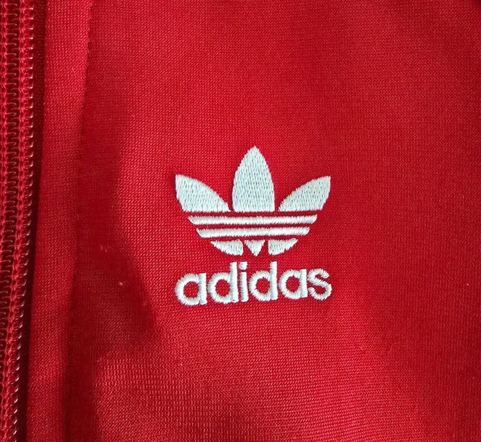 Ensemble jogging Adidas rouge - photo numéro 4