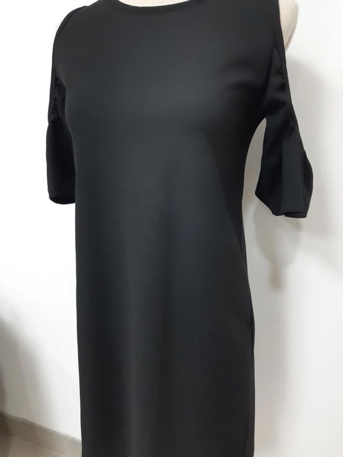 Robe noire épaules dénudées Astrid Black Label T34 - photo numéro 3