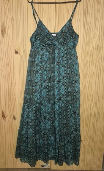 Robe longue verte