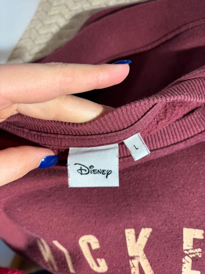 🍷 Sweat Mickey Mouse Disney – Taille L #HiverDécontracté #pulldisney - photo numéro 3