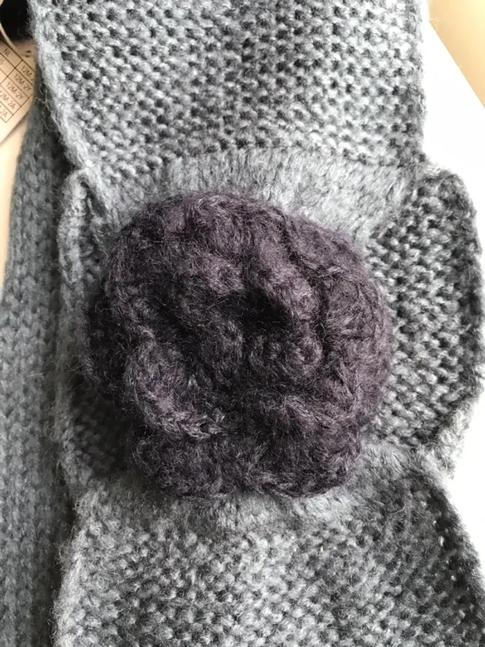 Ensemble bonnet écharpe mouffles - photo numéro 7