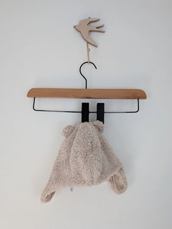 Bonnet ourson velours Kitikate 12 - 24 mois / 2 ans