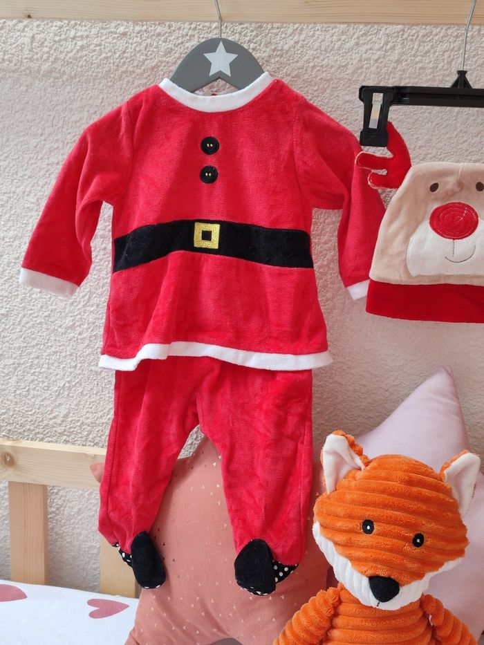 Pyjama de Noël - Mixte - 68 cm - Très bon état - In extenso - photo numéro 2
