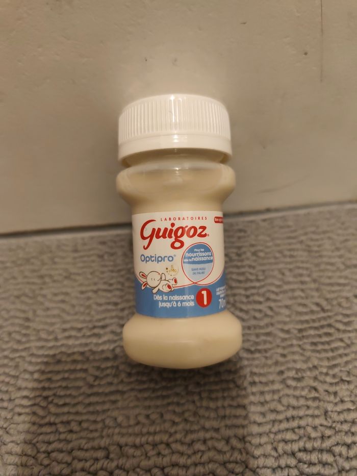 Lot de 5 guigoz optipro 1 70ml avec tétines