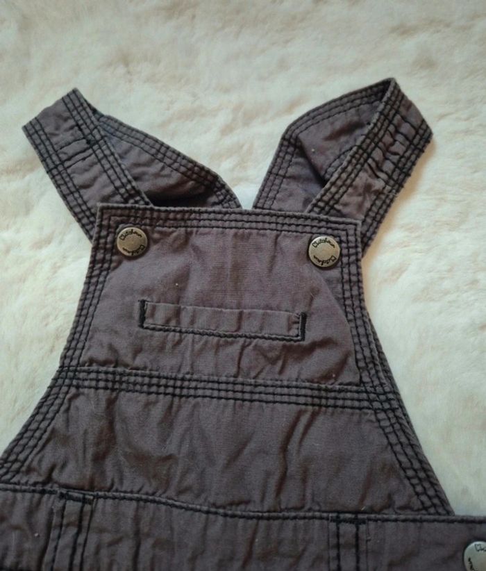 Salopette short garçon Kitchoun 9 mois - photo numéro 6