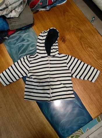 Veste marinière 18 mois