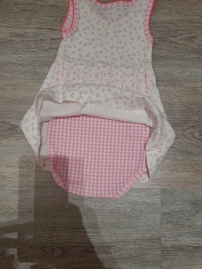 Robe bodie imprimé liberty et vichy Petit Bateau - photo numéro 5