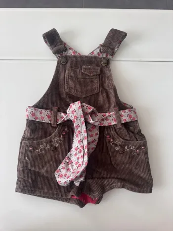 Salopette short 12 mois