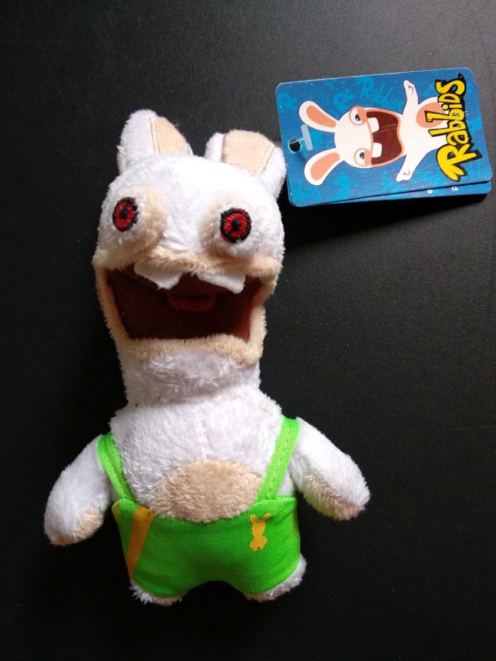 Peluche Lapins crétins neuve