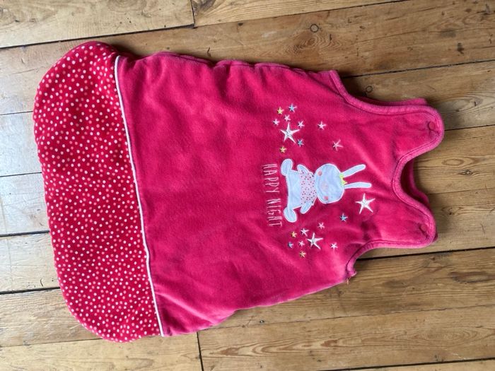 Gigoteuse turbulette velours fuschia 0/6 mois Kiabi - photo numéro 3