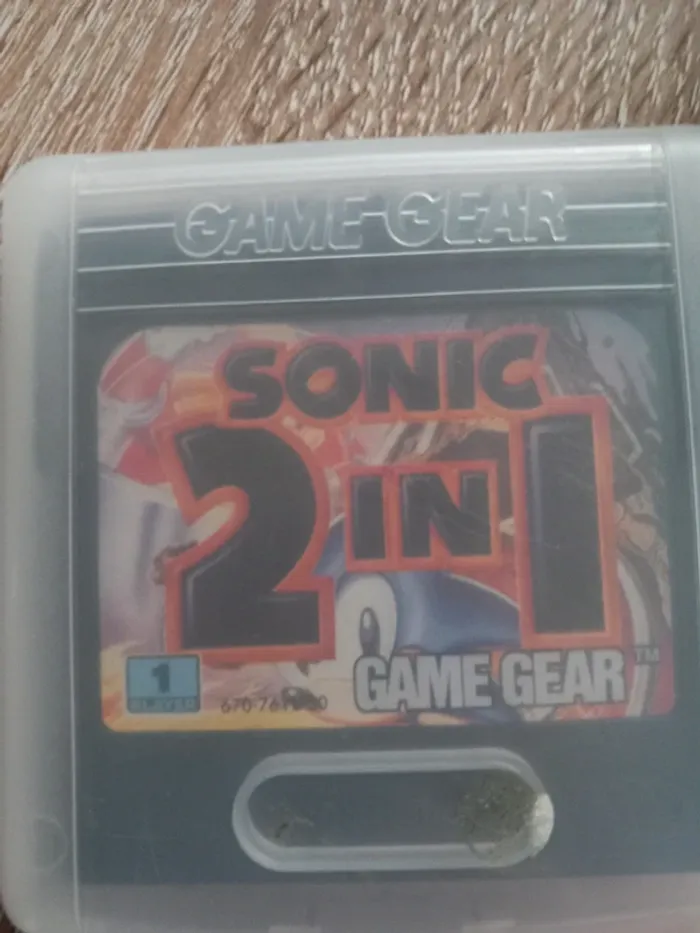 Jeu sega game gear Sonic - photo numéro 2