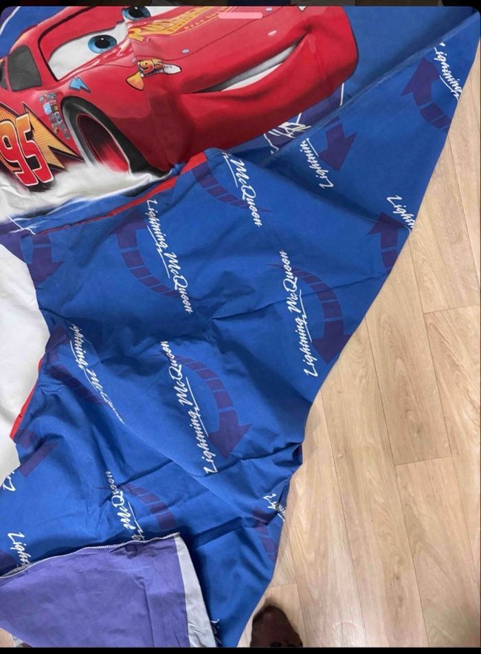 Housse de couette et taie d’oreiller Cars - photo numéro 2